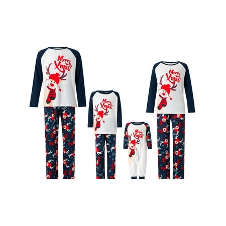 Ma&Baby Family Matching Christmas Pajamas Sets Long Sleeve Tops/Jumpsuit + Elk Print Pants Holiday Sleepwear
Ma&Baby Family Matching Christmas Pajamas Sets Long Sleeve Tops/Jumpsuit + Elk Print Pants Holiday Sleepwear
