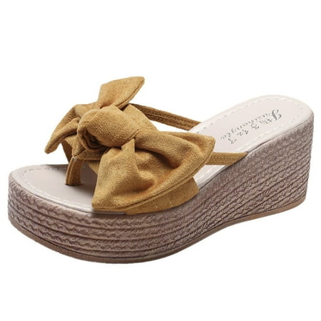 Luiyenes Fashion Roman Open Wedges Shoes Beach Sandals Womens Toe Butterfly-Knot Slippers Women s slipper
Luiyenes Fashion Roman Open Wedges Shoes Beach Sandals Womens Toe Butterfly-Knot Slippers Women s slipper