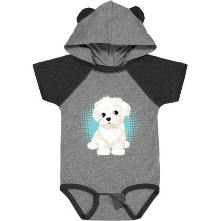 Inktastic Maltese Puppy Dog Gift Baby Boy or Baby Girl Bodysuit