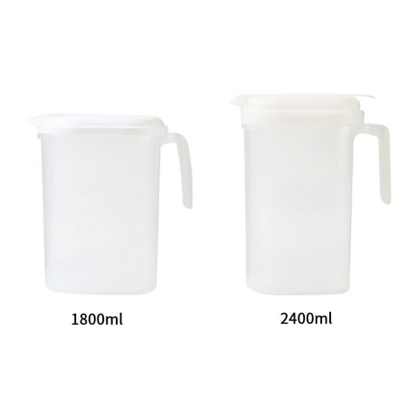 1800ml 2400ml Ice Tea Heat Water Pitcher With Lid Coffee Cold Kettle