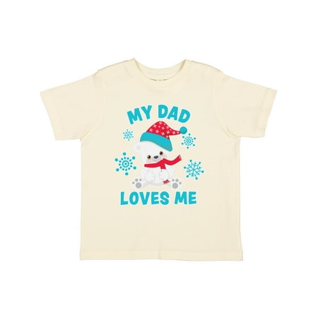 Inktastic Polar Bear My Dad Loves Me in Santa Hat with Snowflakes Gift Toddler Boy or Toddler Girl T-Shirt
Inktastic Polar Bear My Dad Loves Me in Santa Hat with Snowflakes Gift Toddler Boy or Toddler Girl T-Shirt