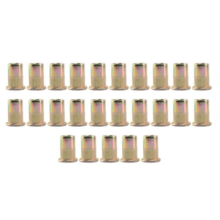 Iegefirm 25 x M8 Nuts threaded rivet Insert threaded DIY fasteners set
