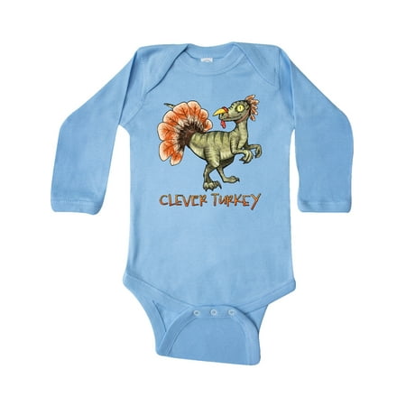 Inktastic Clever Turkey Thanksgiving Dinosaur Gift Baby Boy or Baby Girl Long Sleeve Bodysuit
Inktastic Clever Turkey Thanksgiving Dinosaur Gift Baby Boy or Baby Girl Long Sleeve Bodysuit