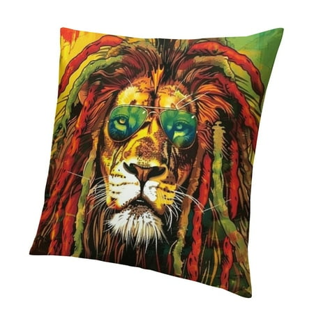 QCPP Lion with Sunglasses Short Plush Pillowcase 1-Piece Set Printed on Both Sides 1PC 24x24in
QCPP Lion with Sunglasses Short Plush Pillowcase 1-Piece Set Printed on Both Sides 1PC 24x24in