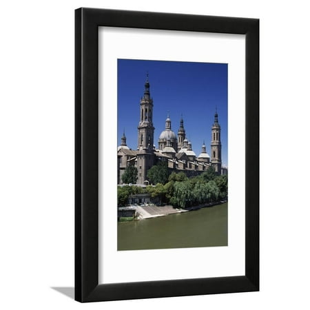 Basilica of Our Lady of Pillar, 1681-1872, Zaragoza, Aragon, Spain, 17th-19th Century Framed Print Wall Art