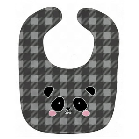 Carolines Treasures BB7036BIB Panda Bear Face Baby Bib 10 x 13 multicolor