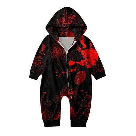 Family Photo Outfits Parent Child Halloween Bloodstain Print Hooded Zipper Home Jumpsuit Birthday Party Casual Family Matching Pajamas Black 0 Months - 3 Months
Family Photo Outfits Parent Child Halloween Bloodstain Print Hooded Zipper Home Jumpsuit Birthday Party Casual Family Matching Pajamas Black 0 Months - 3 Months