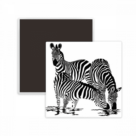 Simple Pintos Animal Square Ceracs Fridge Magnet Keepsake Memento