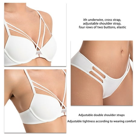 Women Lingerie Panty Set Straps Soft Stretchy V Shaped Buckle Breathable For Honeymoon Black Milk White
Women Lingerie Panty Set Straps Soft Stretchy V Shaped Buckle Breathable For Honeymoon Black Milk White