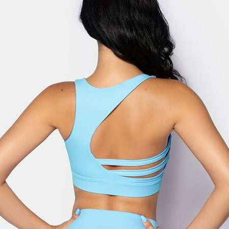 Solid Workout Top Asymmetric Back Straps Yoga Sports Bra Gym Quick Dry Camisole Women s Activewear
Solid Workout Top Asymmetric Back Straps Yoga Sports Bra Gym Quick Dry Camisole Women s Activewear