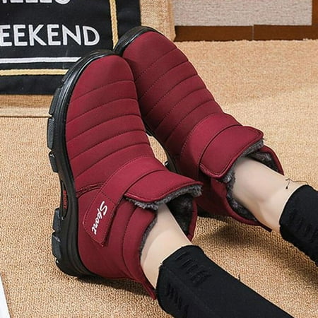 Boots Women Snow Fashion Shoes For Women Slip On Platform Shoes Woman Flat Ankle Boots Waterproof Plush Botas Mujer Winter Boots
Boots Women Snow Fashion Shoes For Women Slip On Platform Shoes Woman Flat Ankle Boots Waterproof Plush Botas Mujer Winter Boots