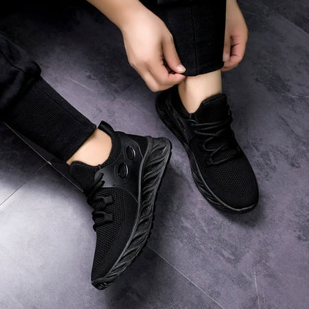 Quealent Men Shoes Mens Casual Sneakers Dress Shoes Mesh Wingtip Oxford Shoes Breathable Lightweight Outdoor Walking Shoes Black 9
Quealent Men Shoes Mens Casual Sneakers Dress Shoes Mesh Wingtip Oxford Shoes Breathable Lightweight Outdoor Walking Shoes Black 9