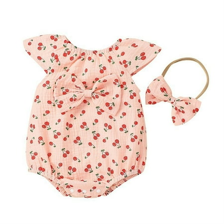 Summer Savings Clearance! Dezsed Toddler Girl Clothes Fruit Print Bow Cotton Rompers Jumpsuit With Hairband Romper Baby Girl 0-18 Months First Birthday
Summer Savings Clearance! Dezsed Toddler Girl Clothes Fruit Print Bow Cotton Rompers Jumpsuit With Hairband Romper Baby Girl 0-18 Months First Birthday