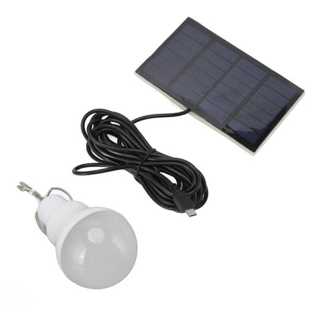 Solar Powered LED Light Bulb Solar Light Bulb Lightweight For Camping