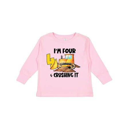 Inktastic I m 4 and Crushing It Construction 4th Birthday Gift Toddler Boy or Toddler Girl Long Sleeve T-Shirt
Inktastic I m 4 and Crushing It Construction 4th Birthday Gift Toddler Boy or Toddler Girl Long Sleeve T-Shirt
