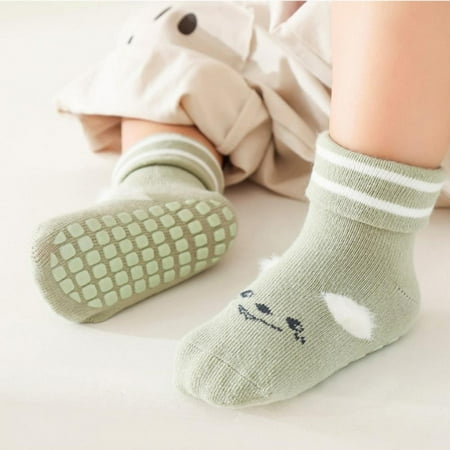 Toddlers No Slip Socks - Cartoon Baby Girls Boys Socks with Grips Crew Slipper Socks All Weather
Toddlers No Slip Socks - Cartoon Baby Girls Boys Socks with Grips Crew Slipper Socks All Weather