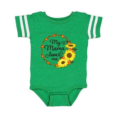 Inktastic My Mama Loves Me with Sunflower Wreath Gift Baby Boy or Baby Girl Bodysuit
Inktastic My Mama Loves Me with Sunflower Wreath Gift Baby Boy or Baby Girl Bodysuit