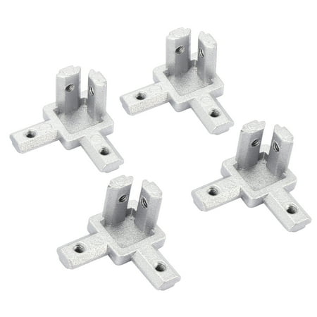 3-Way End Corner Bracket Connector for T slot Aluminum Extrusion 2020 series (Pack of 4 with screws)
3-Way End Corner Bracket Connector for T slot Aluminum Extrusion 2020 series (Pack of 4 with screws)