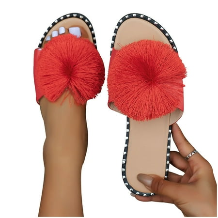 Women s Slide Sandals Open Toe Slip-on Beach Breathable Flat Sandals Casual Slippers Sandals Summer Cute Dressy Beach Slip on Sandals Platform Sandals
Women s Slide Sandals Open Toe Slip-on Beach Breathable Flat Sandals Casual Slippers Sandals Summer Cute Dressy Beach Slip on Sandals Platform Sandals