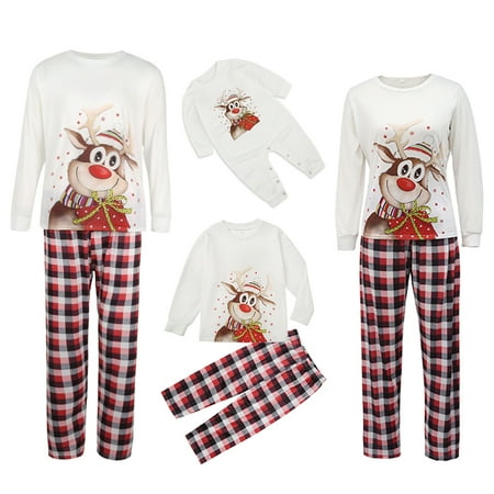 Family Christmas Pajamas Matching Sets Xmas Matching Pjs for Adults Kids Dog Holiday Sleepwear Set
Family Christmas Pajamas Matching Sets Xmas Matching Pjs for Adults Kids Dog Holiday Sleepwear Set