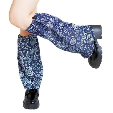 Women Gothic Punk Denim Leg Warmer with Drawstring Harajuku Vintage Paisley Floral Print Foot Cover Hip Hop Baggy Loose Knee High Socks
Women Gothic Punk Denim Leg Warmer with Drawstring Harajuku Vintage Paisley Floral Print Foot Cover Hip Hop Baggy Loose Knee High Socks
