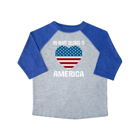 Inktastic USA Patriotic My Heart Belongs to America Gift Toddler Boy or Toddler Girl T-Shirt
Inktastic USA Patriotic My Heart Belongs to America Gift Toddler Boy or Toddler Girl T-Shirt