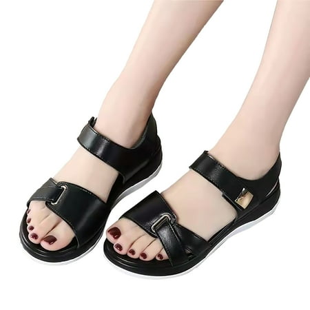 ZHELIYO Women s sandals Casual Slope Bottom Roman Shoes Fashion Women S Sandals Summer Women S Slope With Sandals Black 6.5
ZHELIYO Women s sandals Casual Slope Bottom Roman Shoes Fashion Women S Sandals Summer Women S Slope With Sandals Black 6.5