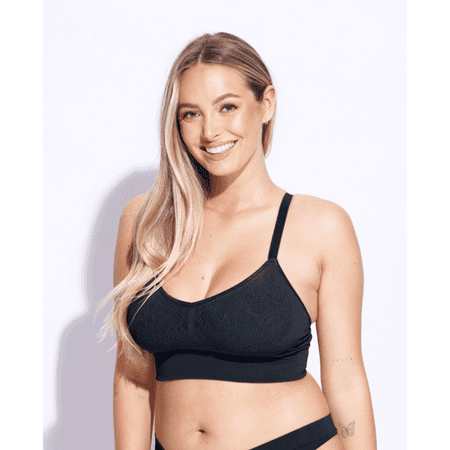 MINDD Womens Mid V Lined Wirefree Bra