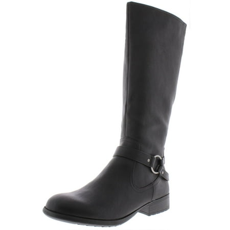 LifeStride Womens Felicity Faux Leather Tall Knee-High Boots