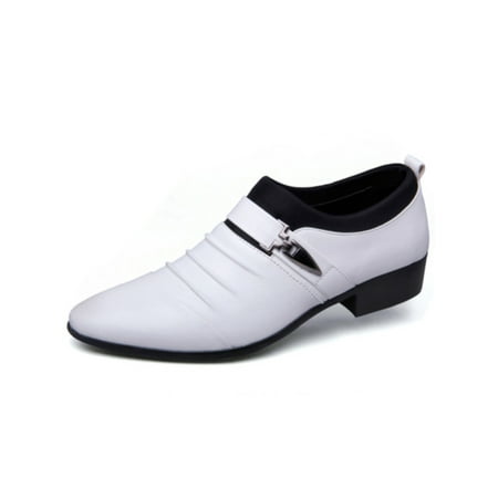 SIMANLAN Men Loafers Slip On Dress Shoes Pointy Toe Flats Mens Lightweight Formal Shoe Business White 10.5
SIMANLAN Men Loafers Slip On Dress Shoes Pointy Toe Flats Mens Lightweight Formal Shoe Business White 10.5