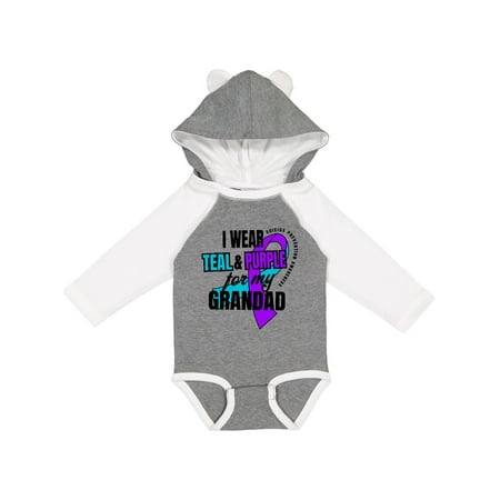 Inktastic Suicide Prevention I Wear Teal and Purple for My Grandad Gift Baby Boy or Baby Girl Long Sleeve Bodysuit
Inktastic Suicide Prevention I Wear Teal and Purple for My Grandad Gift Baby Boy or Baby Girl Long Sleeve Bodysuit