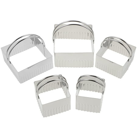 5 Pcs Biscuits Square Mousse Cookie Shape 5-piece Set of Mousse Rings Mousse Circle Stainless Steel
5 Pcs Biscuits Square Mousse Cookie Shape 5-piece Set of Mousse Rings Mousse Circle Stainless Steel