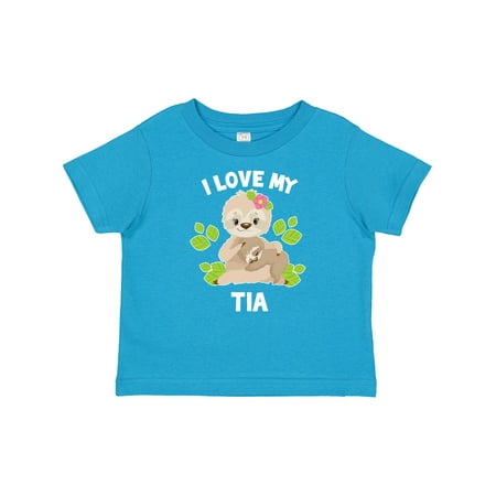 Inktastic Cute Sloth I Love My Tia with Green Leaves Gift Baby Boy or Baby Girl T-Shirt
Inktastic Cute Sloth I Love My Tia with Green Leaves Gift Baby Boy or Baby Girl T-Shirt