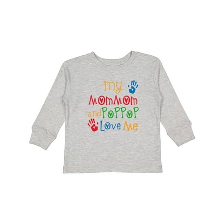 Inktastic MomMom and PopPop Love Me Gift Toddler Boy or Toddler Girl Long Sleeve T-Shirt
Inktastic MomMom and PopPop Love Me Gift Toddler Boy or Toddler Girl Long Sleeve T-Shirt