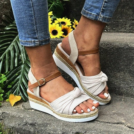 Feiboyy Sandals For Women Ladies Wedges Sandals Causal Peep Toe Shoes Classic Fit Sandals
Feiboyy Sandals For Women Ladies Wedges Sandals Causal Peep Toe Shoes Classic Fit Sandals