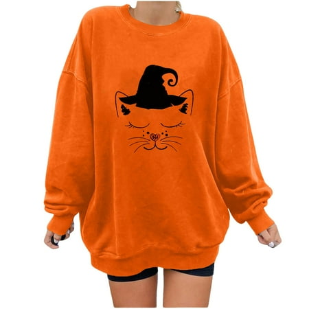 Women Creawneck Plus Size Loose Fit Oversize Lightweight Soft Top Casual Graphic Fall Long Sleeve T Shirt Tops Funny Skull Printed Sweatershirt Gothic Halloween Pullover
Women Creawneck Plus Size Loose Fit Oversize Lightweight Soft Top Casual Graphic Fall Long Sleeve T Shirt Tops Funny Skull Printed Sweatershirt Gothic Halloween Pullover