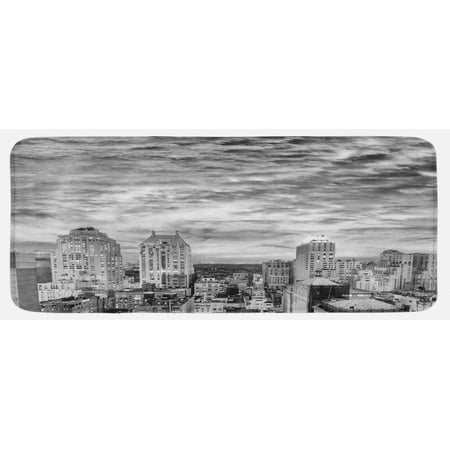 Black and White Kitchen Mat Skyline Rooftop View of New York in Cloudy Day Panoramic Bust Cityscape Plush Decorative Kitchen Mat with Non Slip Backing 47 X 19 Black White by Ambesonne
Black and White Kitchen Mat Skyline Rooftop View of New York in Cloudy Day Panoramic Bust Cityscape Plush Decorative Kitchen Mat with Non Slip Backing 47 X 19 Black White by Ambesonne