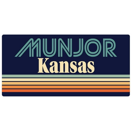 Munjor Kansas 5 x 2.5-Inch Fridge Magnet Retro Design