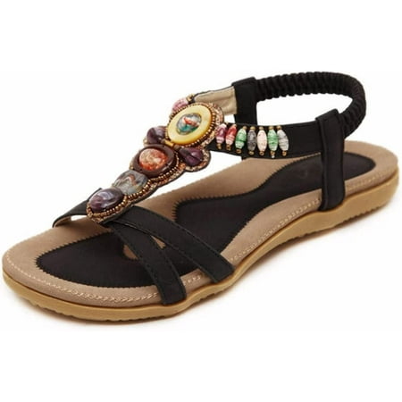 Summer Bohemian Women s Sandals Fashion Shoes Women Summer Style Women s Shoes Flat Slippers Women (Color : Black Size : 11)
Summer Bohemian Women s Sandals Fashion Shoes Women Summer Style Women s Shoes Flat Slippers Women (Color : Black Size : 11)