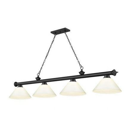Z Lite 2306-4MB-PWH 4 x 60W Cordon Medium Dimmable Billiard Light White
Z Lite 2306-4MB-PWH 4 x 60W Cordon Medium Dimmable Billiard Light White