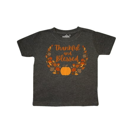 Inktastic Thankful and Blessed Pumpkin and Fall Leaves Gift Toddler Boy or Toddler Girl T-Shirt
Inktastic Thankful and Blessed Pumpkin and Fall Leaves Gift Toddler Boy or Toddler Girl T-Shirt