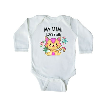 Inktastic My Mimi Loves Me with Cute Kitten and Flowers Gift Baby Boy or Baby Girl Long Sleeve Bodysuit
Inktastic My Mimi Loves Me with Cute Kitten and Flowers Gift Baby Boy or Baby Girl Long Sleeve Bodysuit
