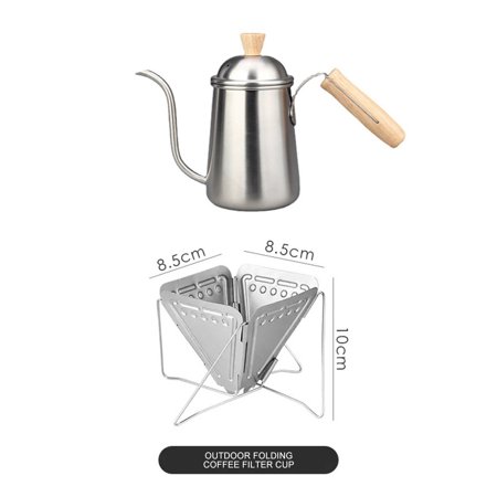 None Hand Brewed Coffee Pot Stainless Steel Folding Filter Cup Set Fine Spout Pot Outdoor Hand Brewed Camping Coffee Pot Equipment
None Hand Brewed Coffee Pot Stainless Steel Folding Filter Cup Set Fine Spout Pot Outdoor Hand Brewed Camping Coffee Pot Equipment