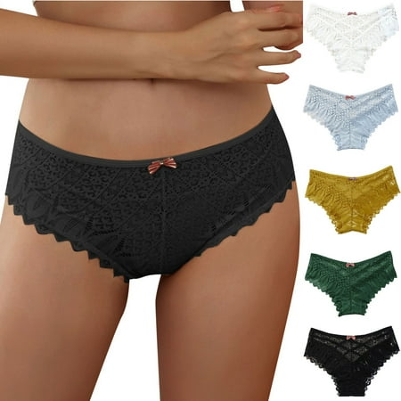Underwear Women 5-Pack Crochet Lace Panty Hollow Out Panties for Women
Underwear Women 5-Pack Crochet Lace Panty Hollow Out Panties for Women