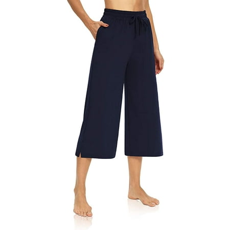Women s Cropped Pants Loose Yoga Pants Wide Leg Drawstring Comfortable Casual Pajamas Cropped Sports Pants With Pockets
Women s Cropped Pants Loose Yoga Pants Wide Leg Drawstring Comfortable Casual Pajamas Cropped Sports Pants With Pockets