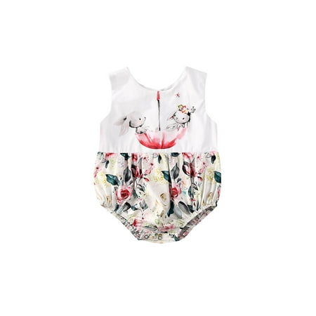 Toddler Baby Girl Easter Outfits Bunny Floral Sleeveless Romper or Dress Sister Matching Summer Set
Toddler Baby Girl Easter Outfits Bunny Floral Sleeveless Romper or Dress Sister Matching Summer Set