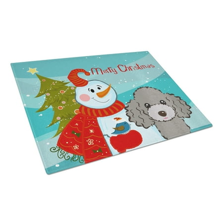 Carolines Treasures BB1879LCB Snowman with Silver Gray Poodle Glass Cutting Board Large 12H x 16W multicolor
Carolines Treasures BB1879LCB Snowman with Silver Gray Poodle Glass Cutting Board Large 12H x 16W multicolor