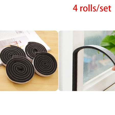 MageCrux 4 Rolls/Set Soundproof Foam Weather Stripping Door Seal Strip Self Adhesive Insulation Seal
MageCrux 4 Rolls/Set Soundproof Foam Weather Stripping Door Seal Strip Self Adhesive Insulation Seal