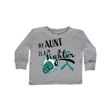 Inktastic Ovarian Cancer Awareness My Aunt s a Fighter Gift Toddler Boy or Toddler Girl Long Sleeve T-Shirt
Inktastic Ovarian Cancer Awareness My Aunt s a Fighter Gift Toddler Boy or Toddler Girl Long Sleeve T-Shirt