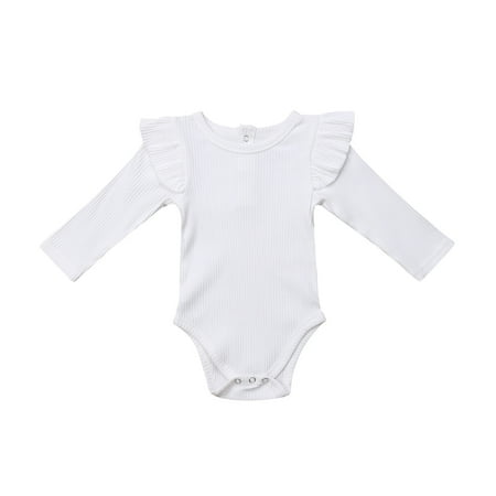 Baby Girl Autumn Spring Ruffle Knitted Romper Bodysuit Long Sleeve Jumpsuit Top One-Pieces
Baby Girl Autumn Spring Ruffle Knitted Romper Bodysuit Long Sleeve Jumpsuit Top One-Pieces